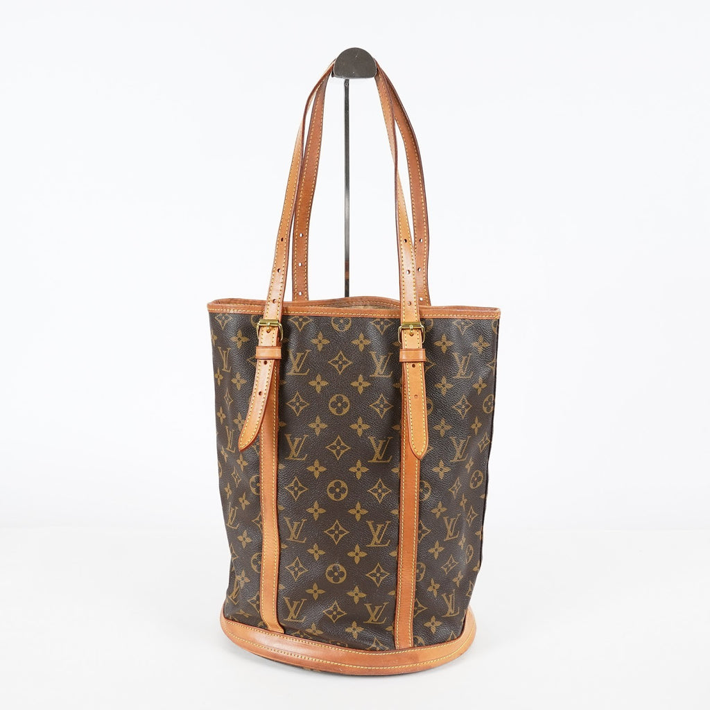 Louis Vuitton Bucket GM M42236 Monogram Canvas Brown Tote Bag Used 08E192750010