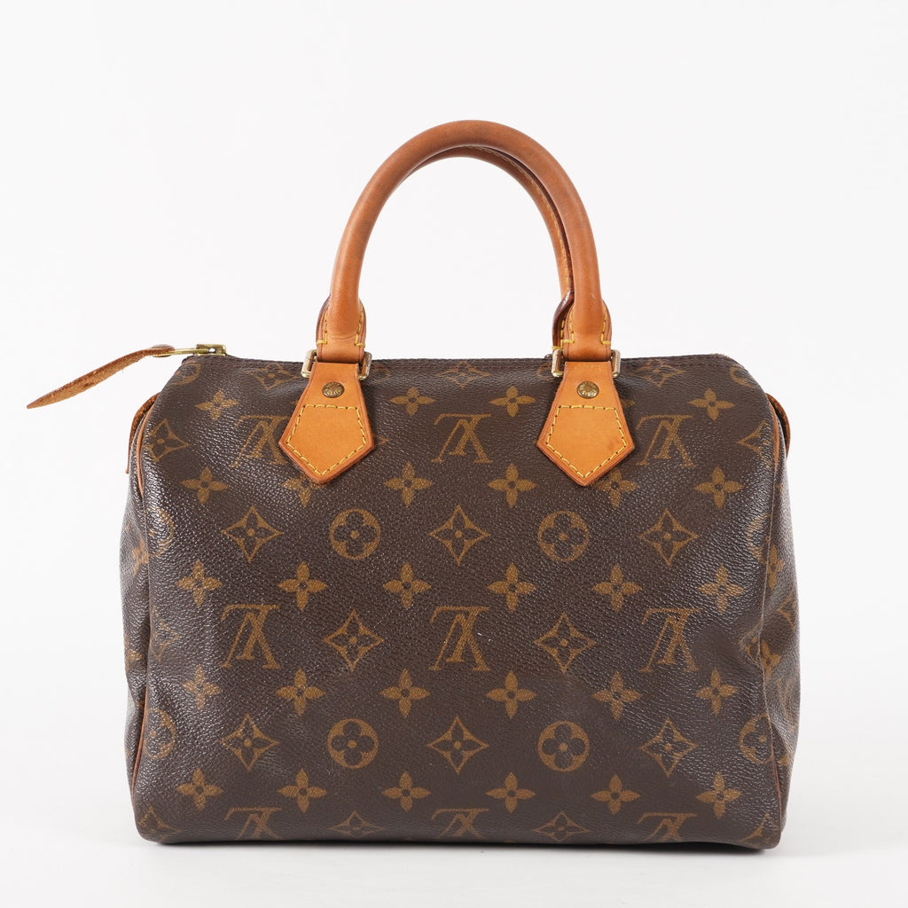Authentic Louis Vuitton Monogram Speedy 25 M41528 Handbag vintage 03E117810011