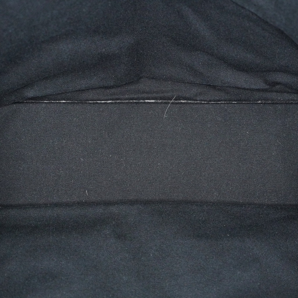 Hermes Fourre-Tout MM Black Canvas Used Tote Shoulder Bag 09M37793108