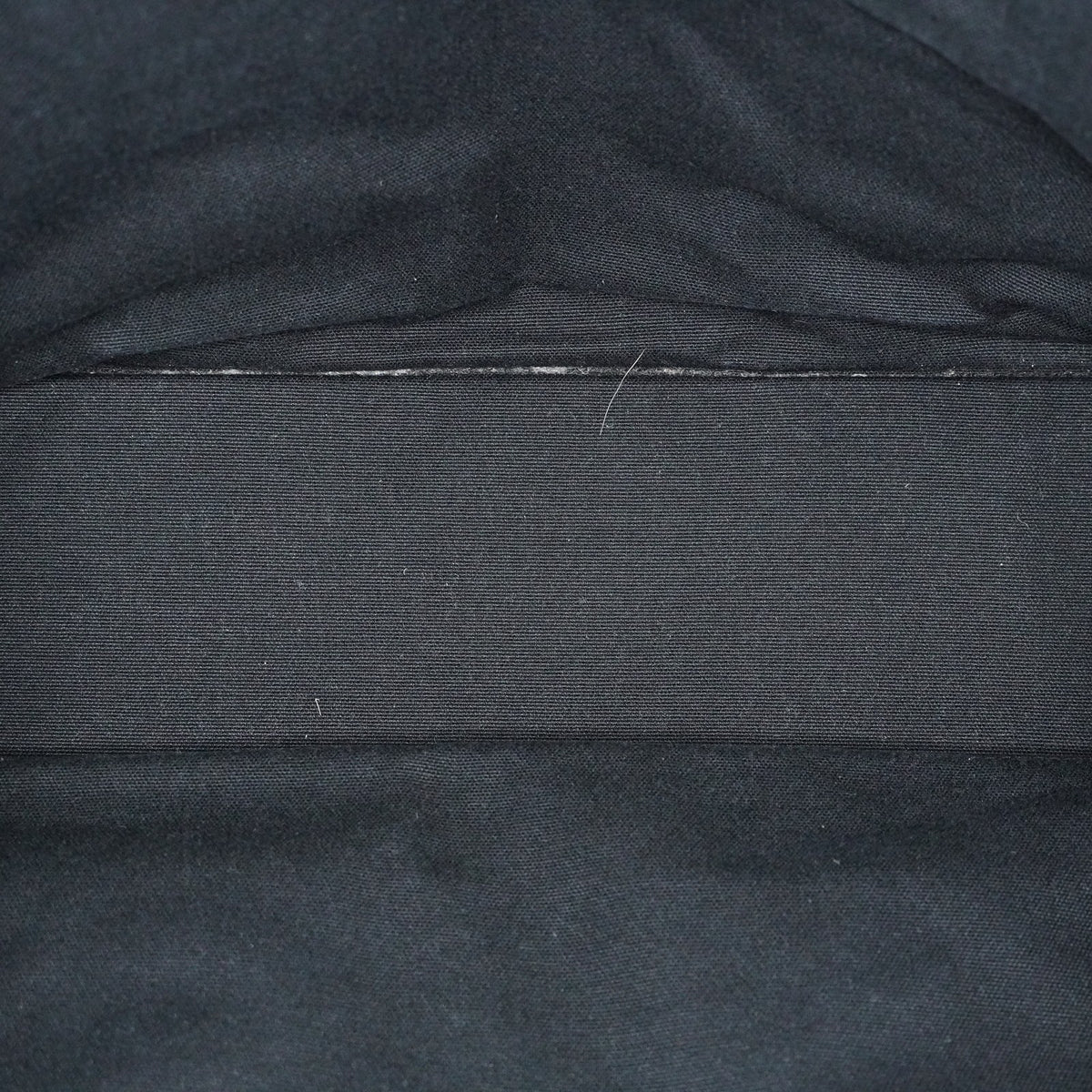 Hermes Fourre-Tout MM Black Canvas Used Tote Shoulder Bag 09M37793108