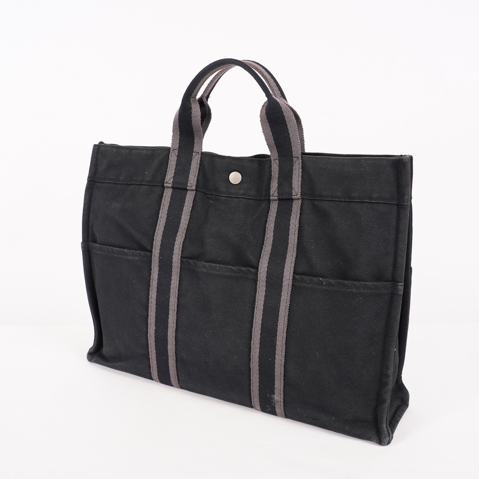 Hermes Fourre-Tout MM Huroto Tote Bag Black 06E31715025