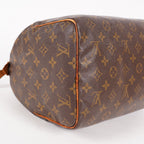 Louis Vuitton Monogram Speedy 30 Handbag Brown Coated Canvas M41526 06E035170030