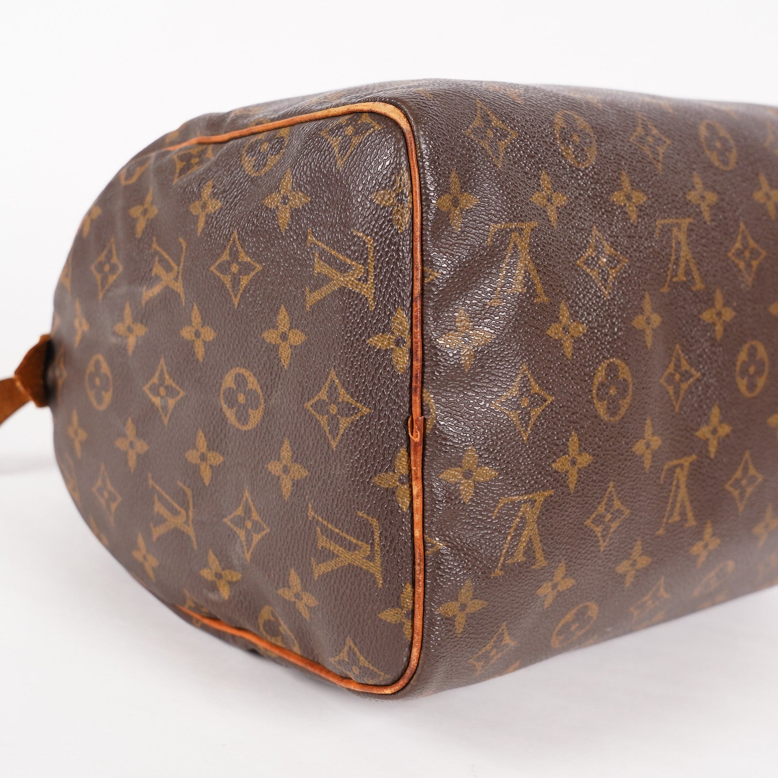 Louis Vuitton Monogram Speedy 30 Handbag Brown Coated Canvas M41526 06E035170030