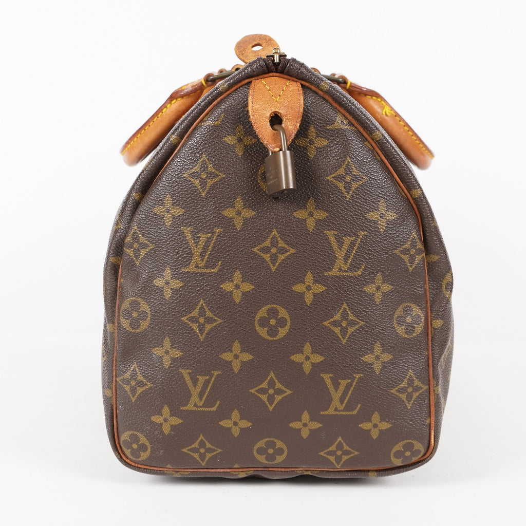 Authentic Louis Vuitton Monogram Speedy 35 Handbag vintage M41524 06E396490010
