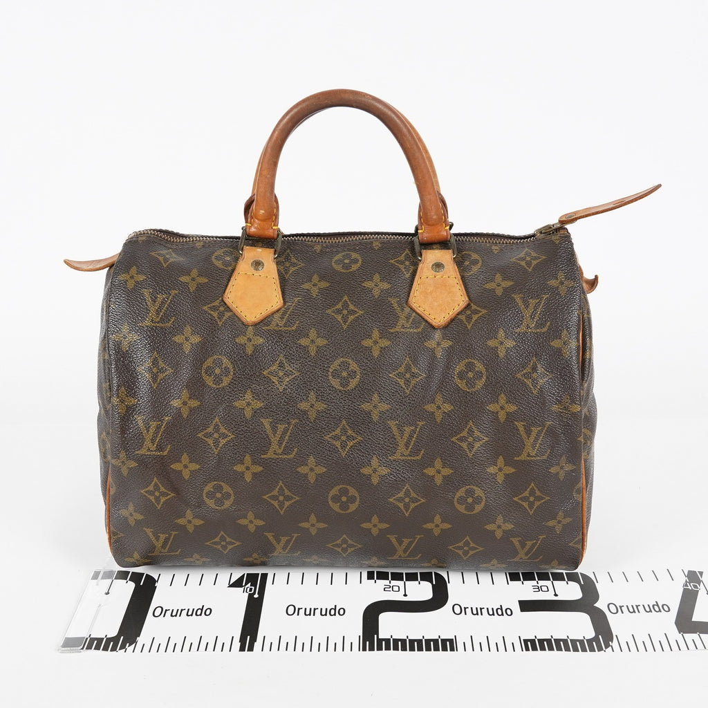 Louis Vuitton Speedy 30 Monogram Canvas Brown Handbag M41526 Used 07A305205231