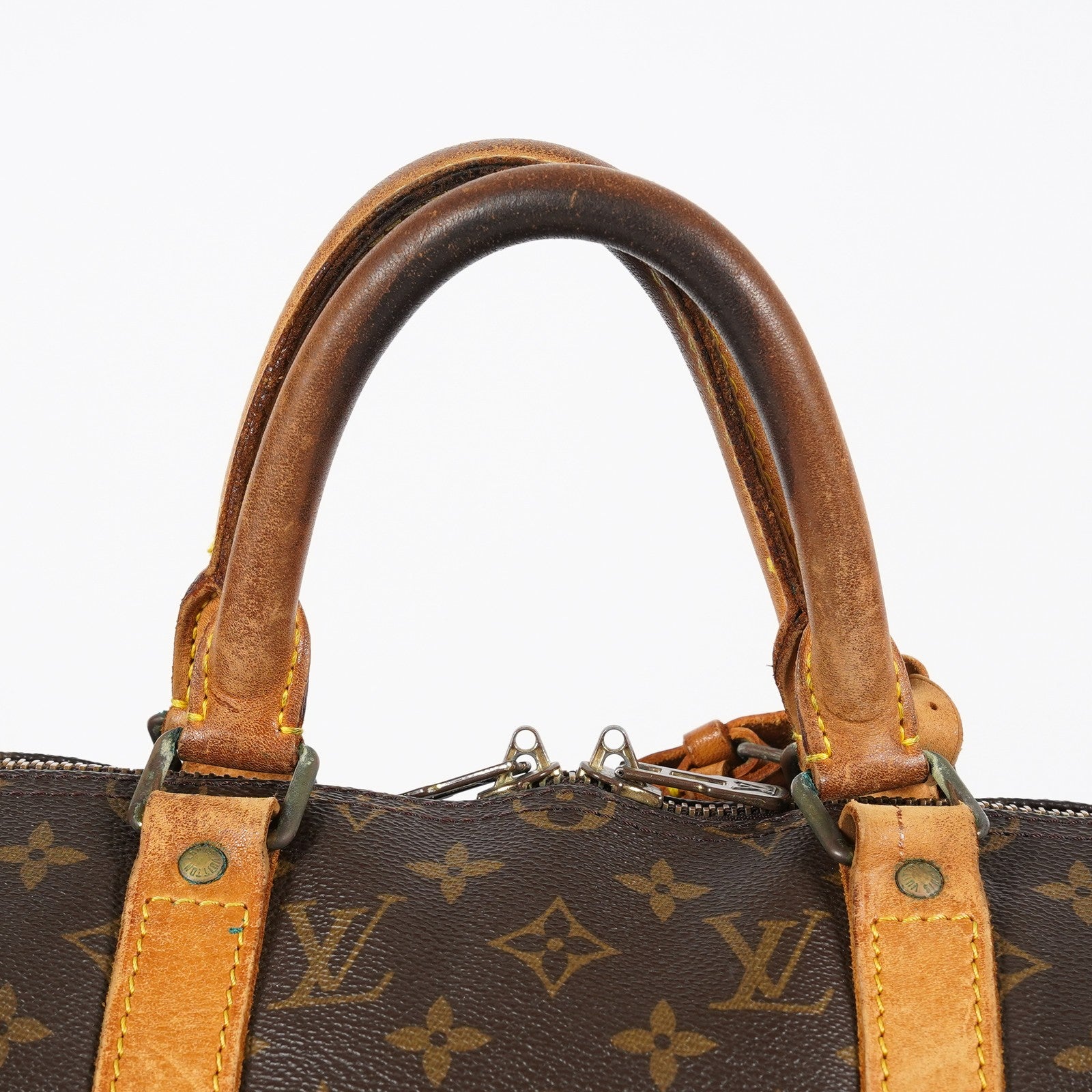 Louis Vuitton Keepall 50 Monogram Brown Duffle Bag M41426 Used 08E163630007