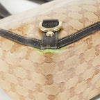 Gucci Abbey Tote Bag Beige GG Canvas Leather Shoulder Bag Vintage 09M032266016