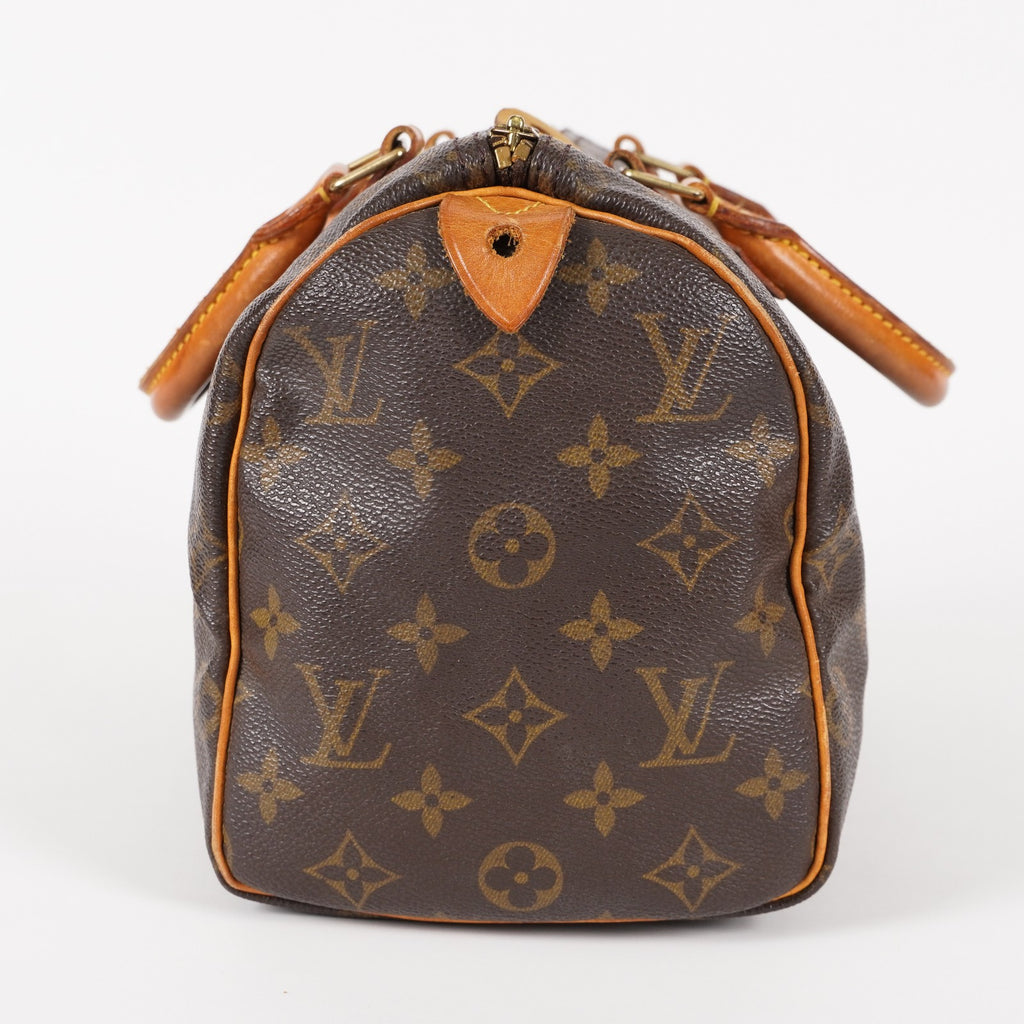 Authentic Louis Vuitton Monogram Speedy 25 Handbag vintage M41528 05E116270016