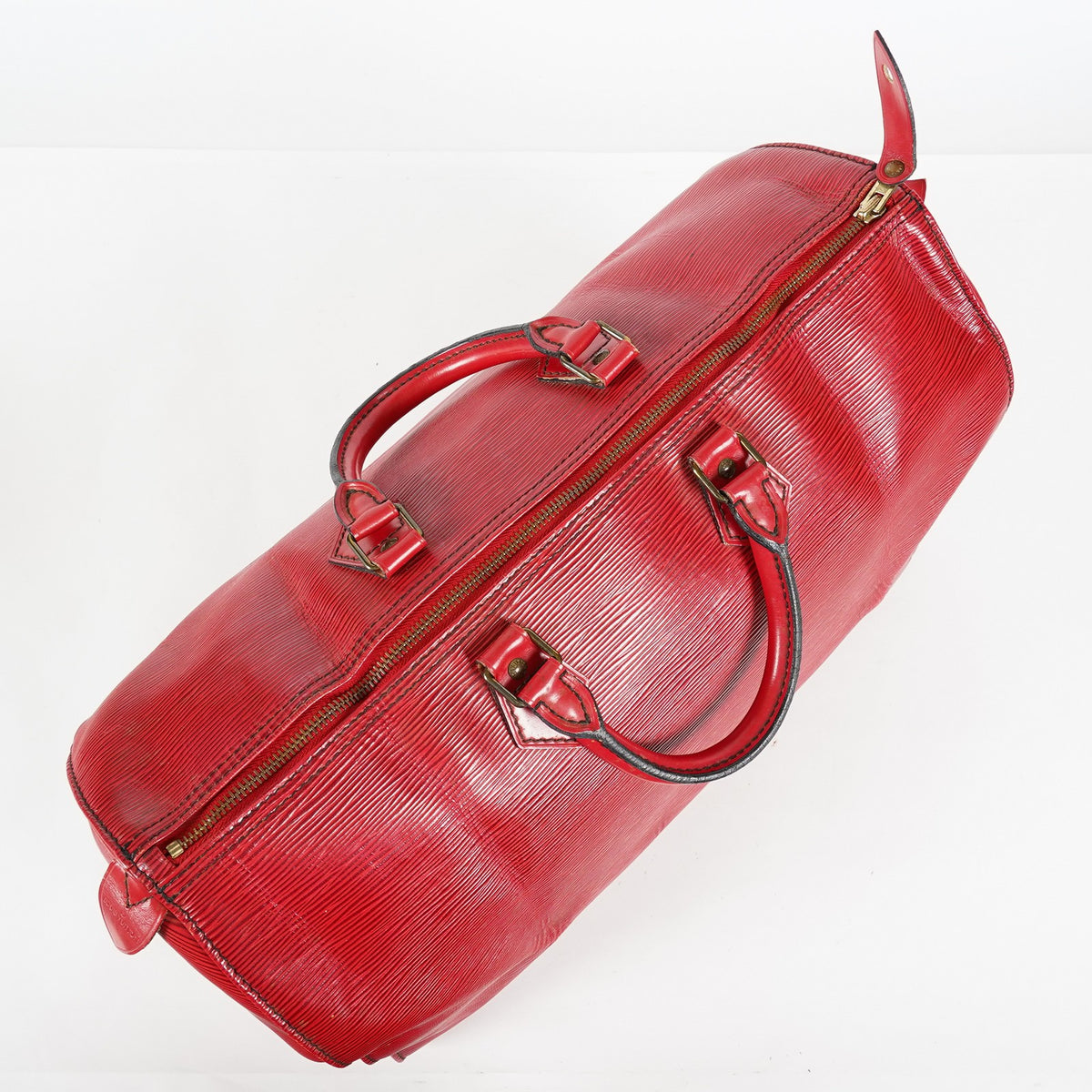 Louis Vuitton Speedy 40 M42987 Epi Leather Red Used Handbag 02E024576025