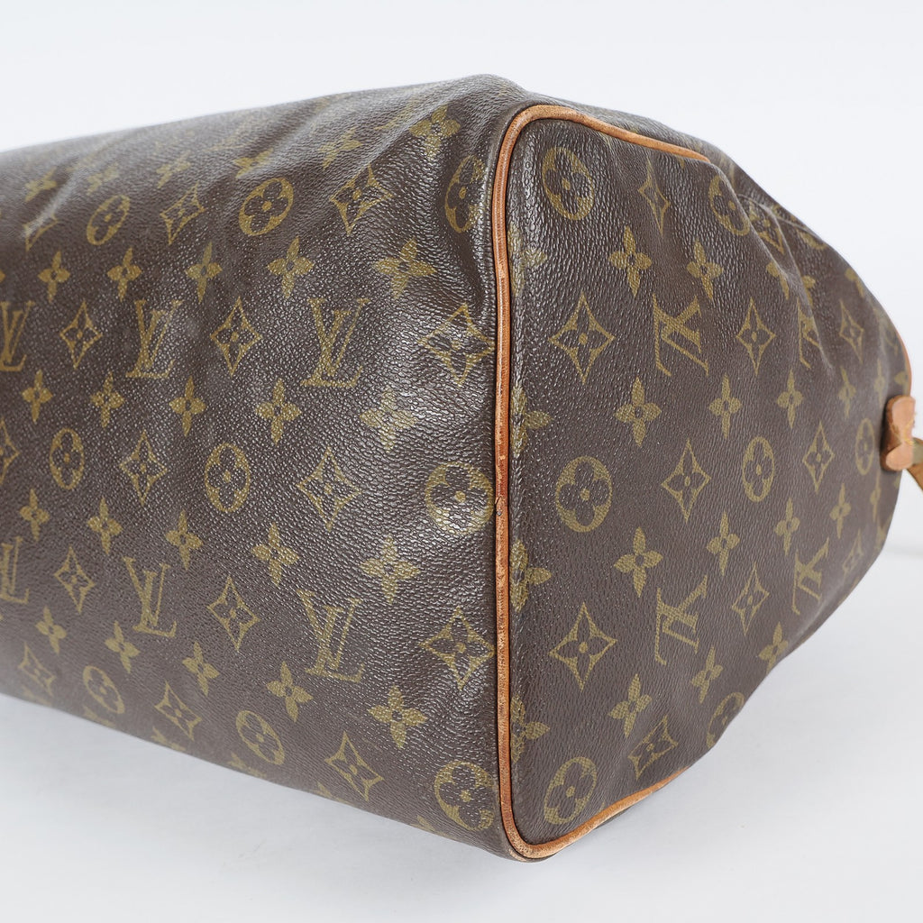 Authentic Louis Vuitton Monogram Speedy 40 Hand Boston Bag M41522 04A344576024