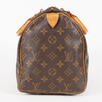 Authentic Louis Vuitton Monogram Speedy 30  Handbag M41526 vintage 05E446380016