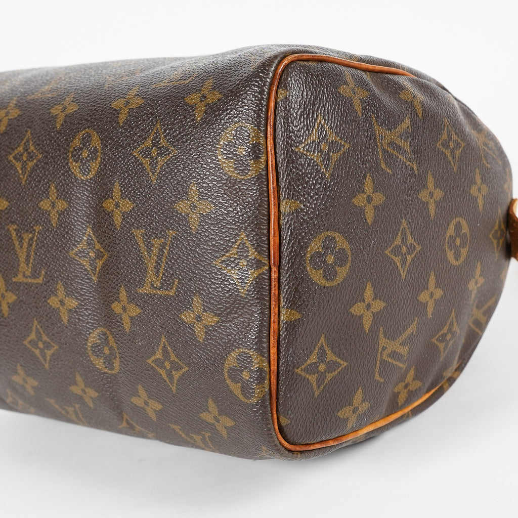 Louis Vuitton Monogram Speedy 25 Brown Canvas Handbag Used M41528 07A256978431