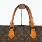 Louis Vuitton Sac Plat M51140 Monogram Canvas Brown Used Tote Bag 09E192530010