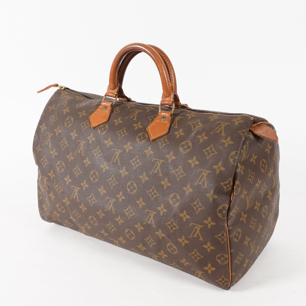 Authentic Louis Vuitton Monogram Speedy 40 Hand Boston Bag M41522 02E325280018