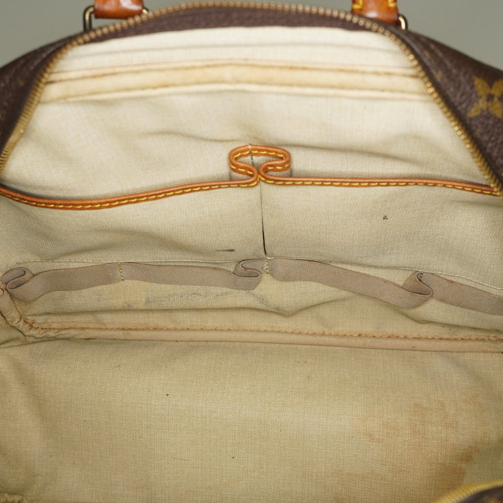 LOUIS VUITTON Deauville Handbag M47270 Monogram canvas Brown 06E092860019