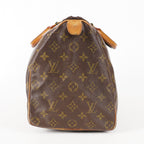 Authentic Louis Vuitton Monogram Speedy 35 M41524 Handbag 01E054950021