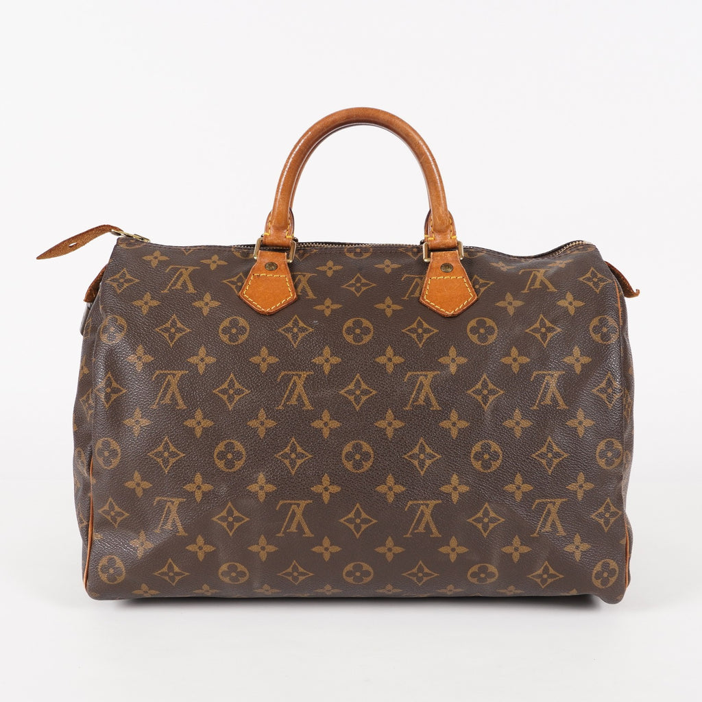 Authentic Louis Vuitton Monogram Speedy 35 Handbag vintage M41524 05E326050016