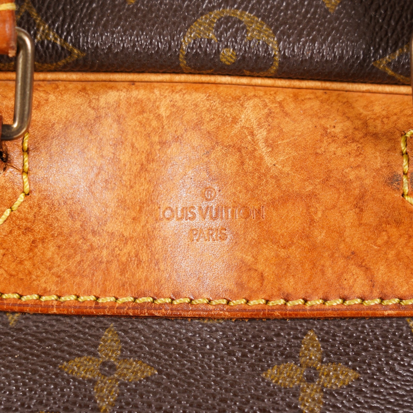 LOUIS VUITTON Deauville Handbag M47270 Monogram canvas Brown 06E092860019