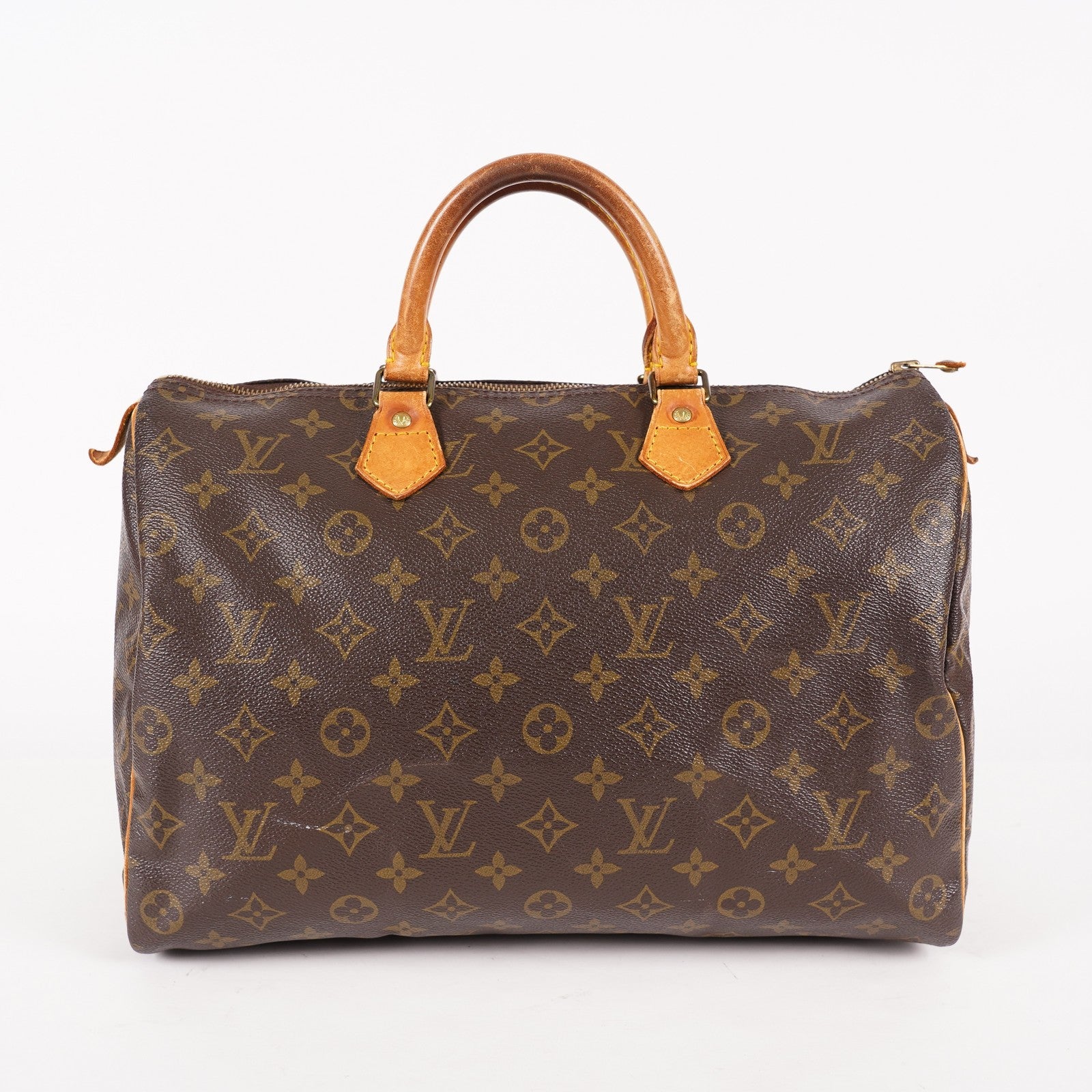 Authentic Louis Vuitton Monogram Speedy 35 Hand bag M41524 vintage 06E204180019