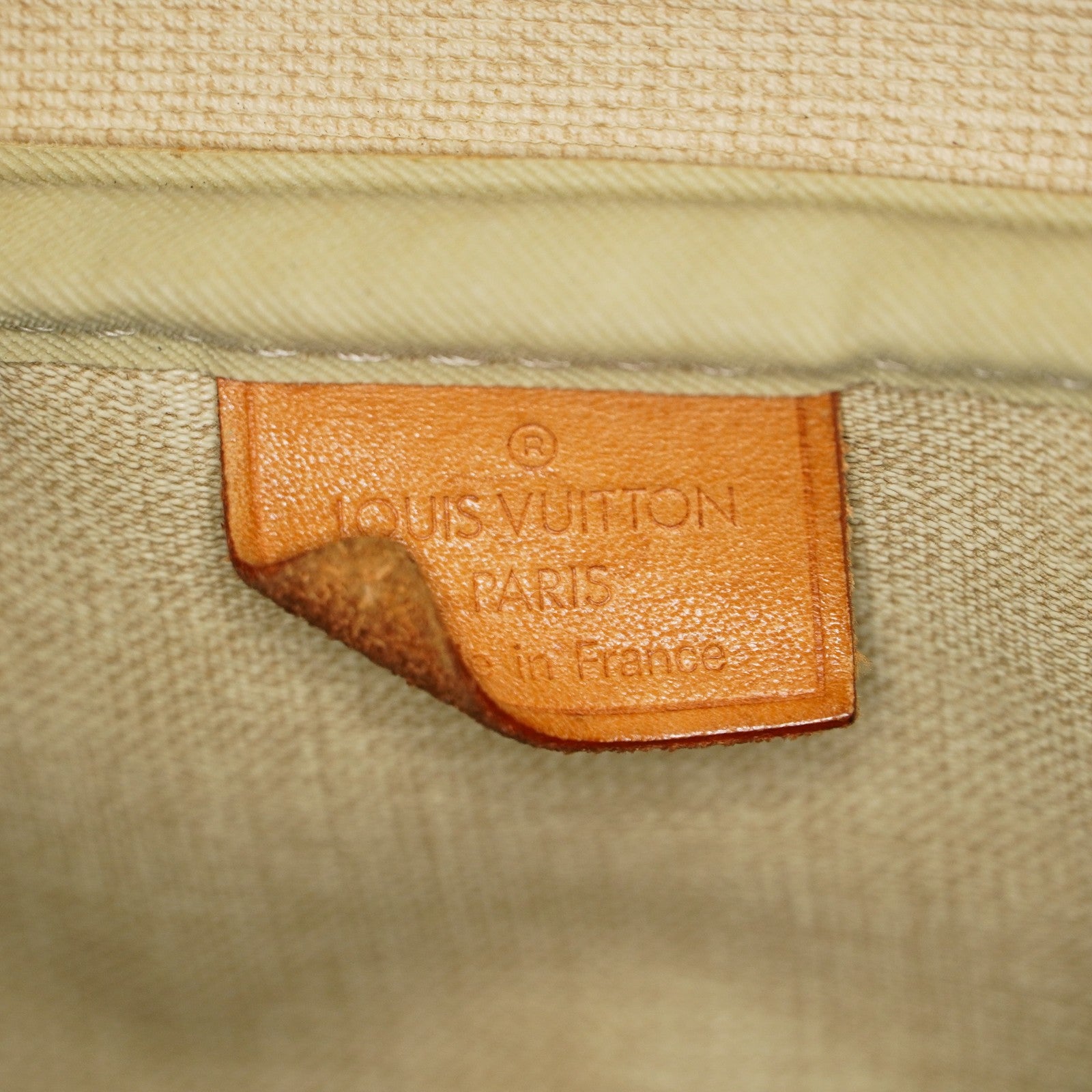 Louis Vuitton Deauville M47270 Monogram Canvas Brown Handbag Used 08E081980002