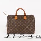 Authentic Louis Vuitton Monogram Speedy 35 M41524 Handbag used 06E465948803