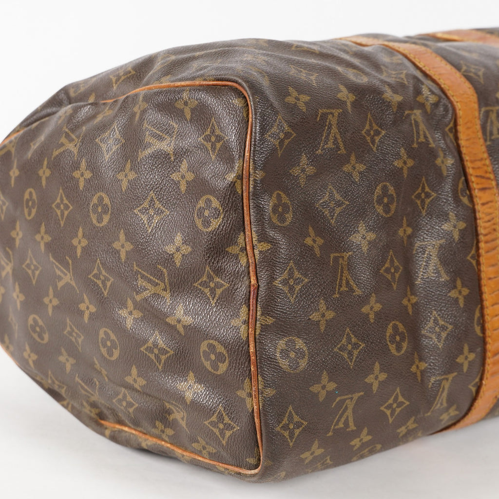 LOUIS VUITTON Keepall 50 Monogram Boston Bag Brown vintage M41426 01E143520022
