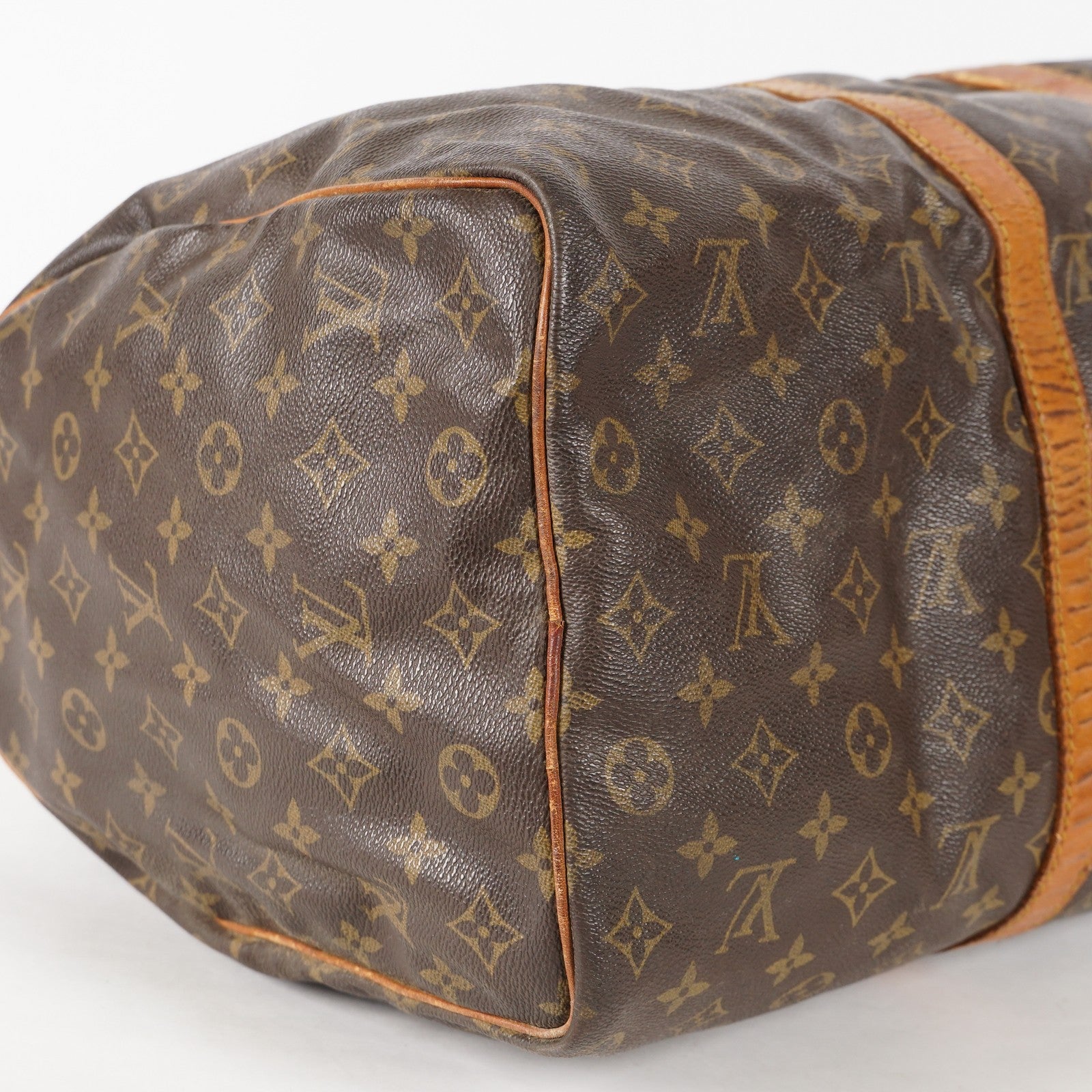 LOUIS VUITTON Keepall 50 Monogram Boston Bag Brown vintage M41426 01E143520022