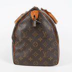 Louis Vuitton Speedy 35 M41524 Monogram Canvas Brown Used Hand Bag 07A235148031