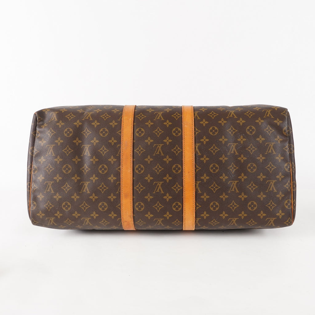Authentic Louis Vuitton Monogram Keepall 55 Travel Bag M41424 03E285830011