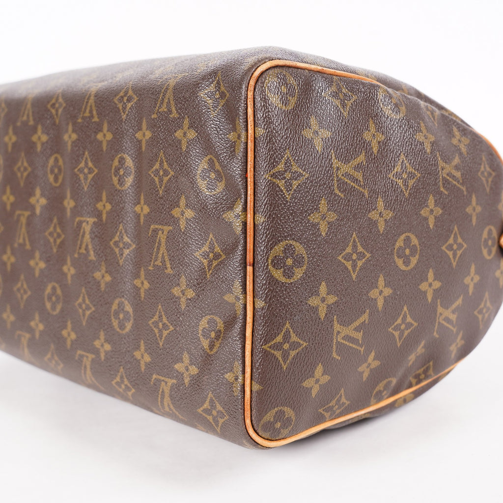 Louis Vuitton Speedy 40 M41522 Monogram Canvas Boston Handbag Brown 07A115148005