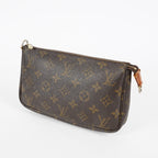 LOUIS VUITTON Pochette Accessoires M51980 Monogram Brown Used Pouch 07A212688431