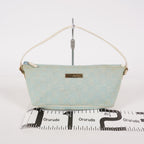 Authentic Louis Vuitton Monogram Denim Pochette M83532 Shoulder Bag 06E272090023