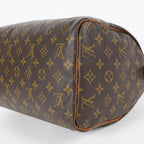 Louis Vuitton Speedy 30 Monogram Canvas Hand Bag Brown Used M41526 07A145319608