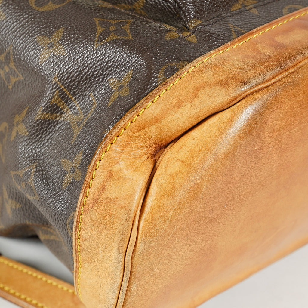 Louis Vuitton Montsouris GM M51135 Monogram Canvas Brown Backpack 09M024532016
