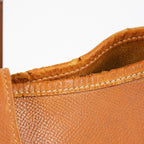 Hermes Evelyne PM Shoulder Crossbody Bag Gold Tan Clemence Leather 07E1311440010
