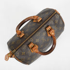 Louis Vuitton Speedy 25 Monogram Canvas Brown Boston Handbag Used 07E295830008