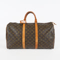 Louis Vuitton Keepall 45 Monogram Canvas Brown Duffle M41428 Used 08A143546403