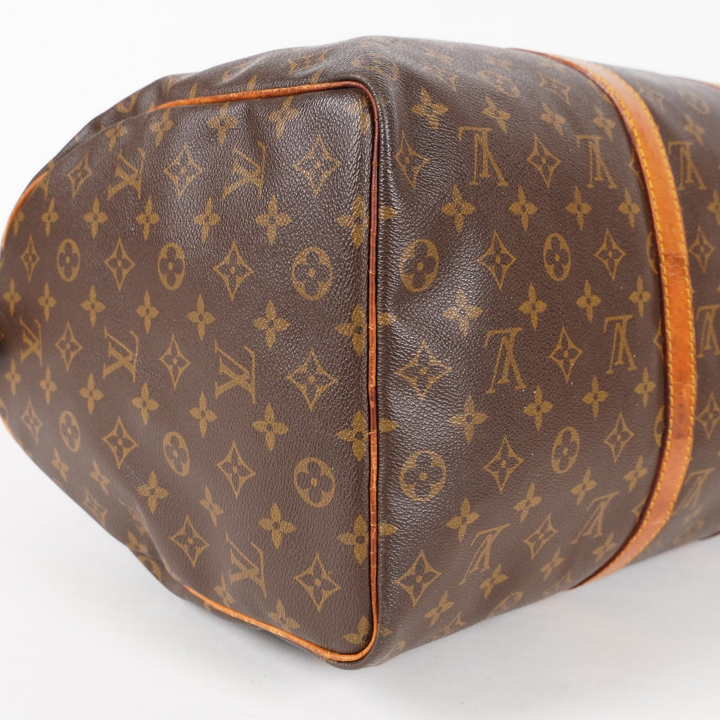 LOUIS VUITTON Keepall 50 Monogram Boston Bag Brown vintage M41426 05E274290013