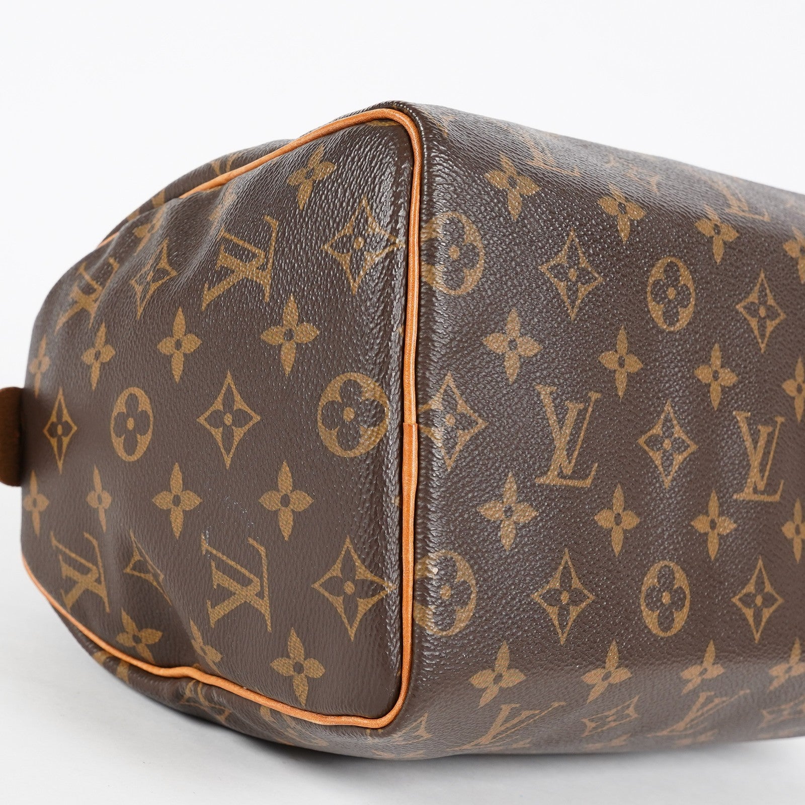 Louis Vuitton Monogram Speedy Handbag Brown Canvas Used M41528 08E2711110007