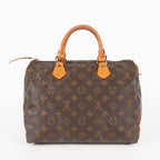 Authentic Louis Vuitton Monogram Speedy 30 Handbag vintage M41526 05E145830029
