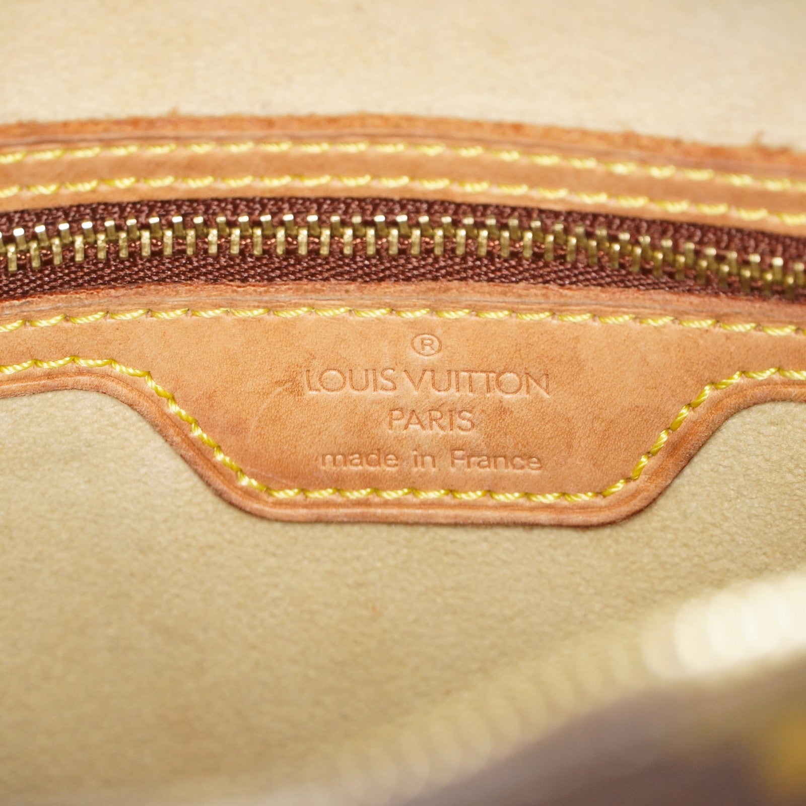 Louis Vuitton Monogram Looping GM Shoulder Bag Brown M51145 Vintage 07E143410005