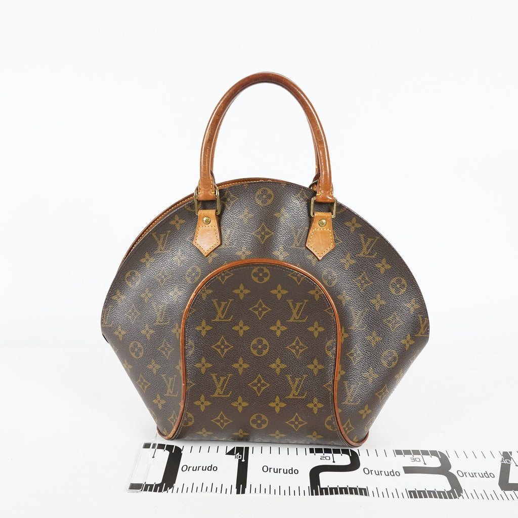 Louis Vuitton Ellipse MM M51126 Monogram Canvas Brown Used Handbag 09M383738908