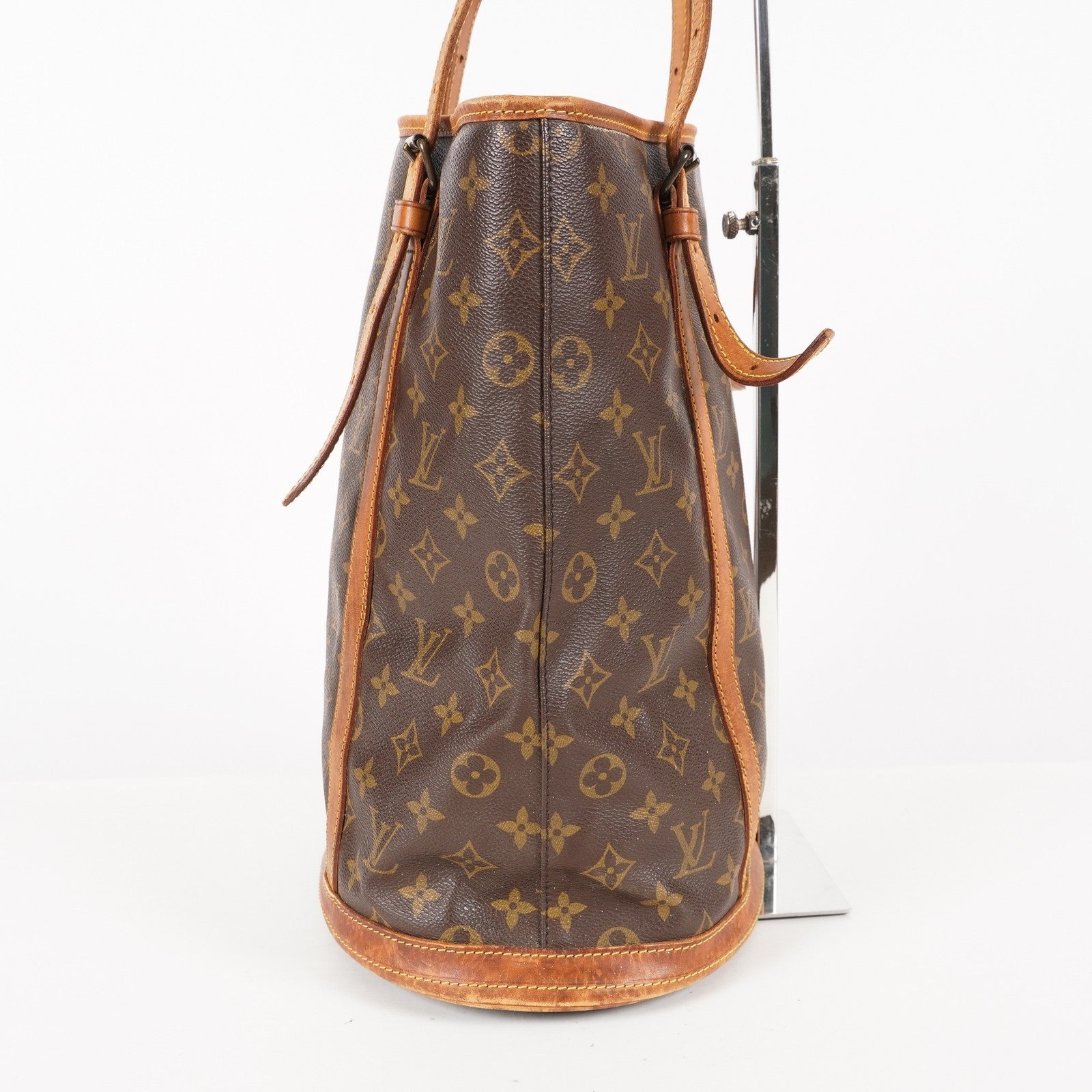 LOUIS VUITTON Monogram Bucket GM M42236 Shoulder Bag LV used 06E102173614