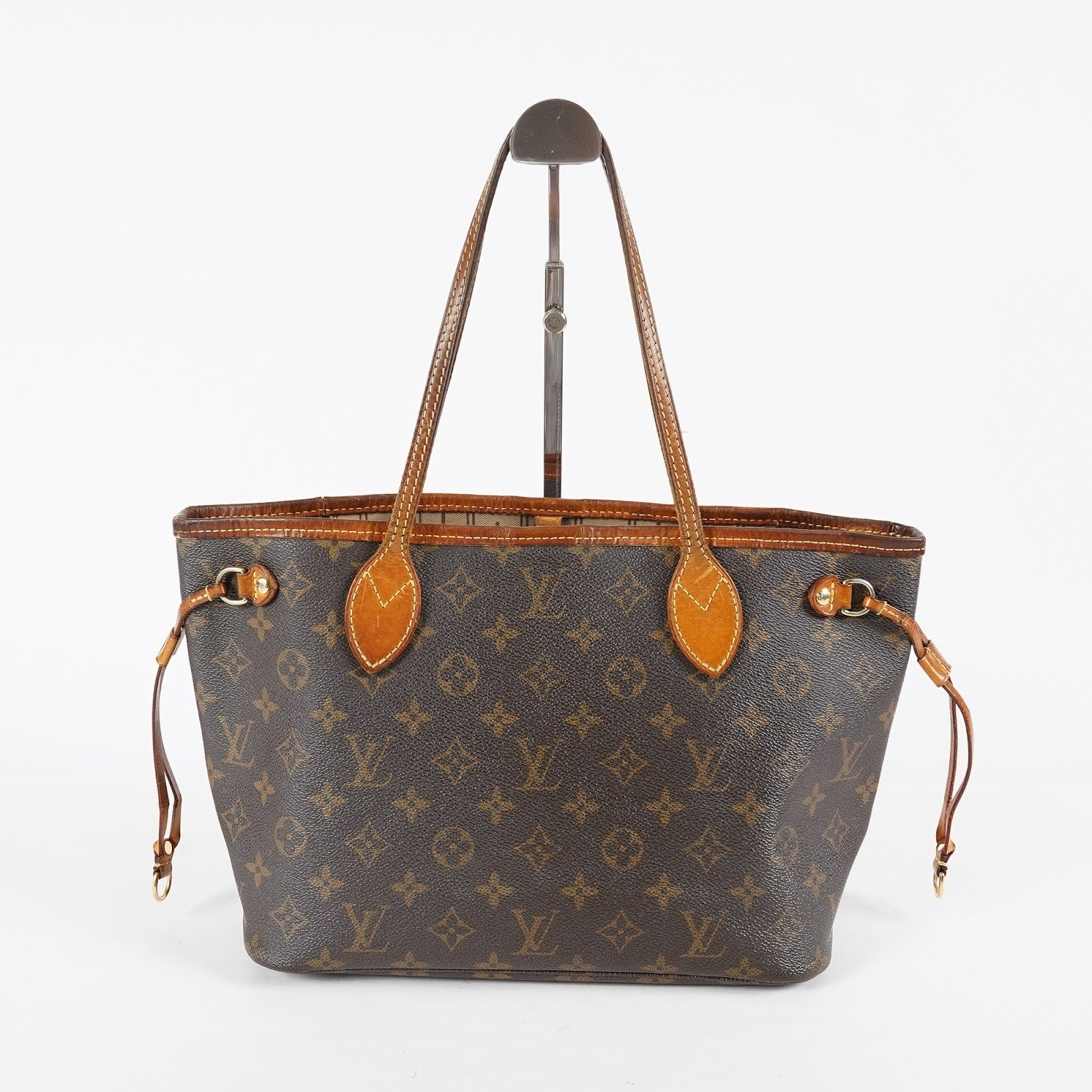 Louis Vuitton Neverfull PM Monogram Canvas Tote Shoulder Bag M40155 08E385170010