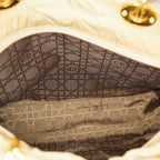 Christian Dior Vintage Lady Bag Cannage Quilt Nylon Medium beige 02A083946805