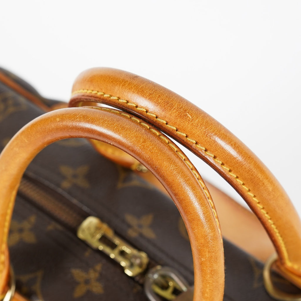 Louis Vuitton Deauville M47270 Monogram Canvas Brown Handbag Used 07E222640027