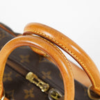 Louis Vuitton Deauville M47270 Monogram Canvas Brown Handbag Used 07E222640027