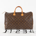 Authentic Louis Vuitton Monogram Speedy 40 M41522 Hand Boston Bag 03E476380011