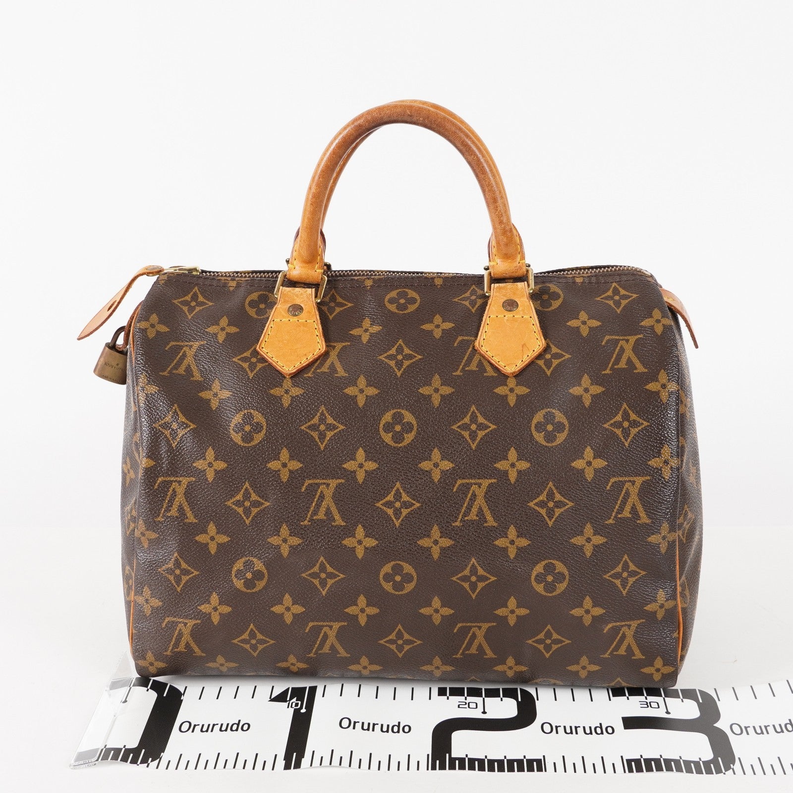 Authentic Louis Vuitton Monogram Speedy 30 M41526 Handbag vintage 03E508030011