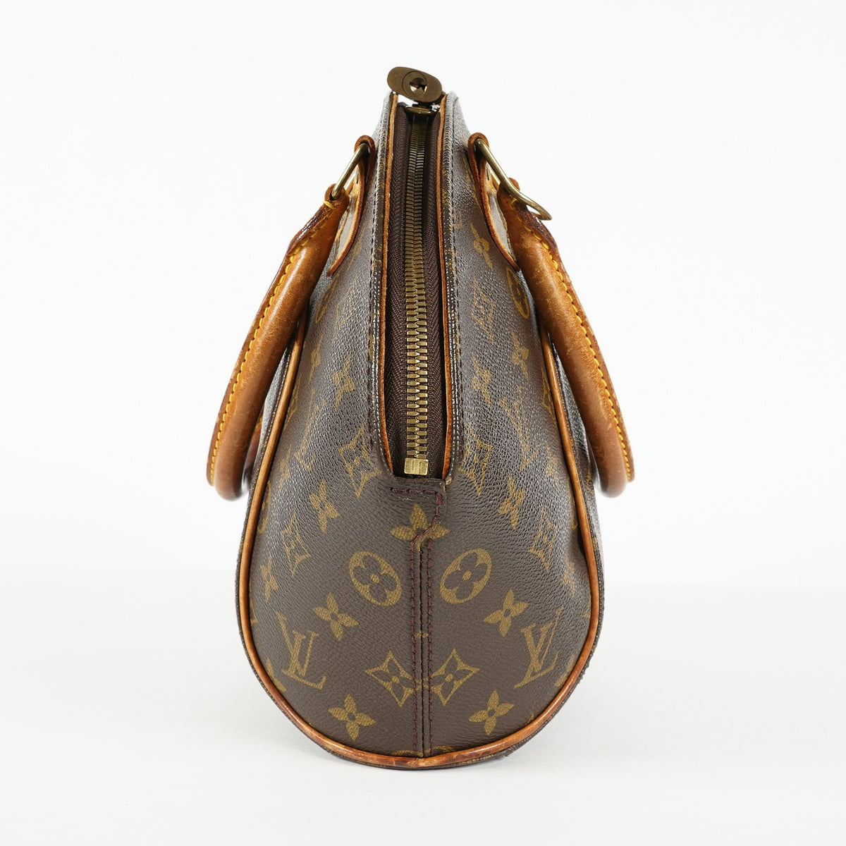 Louis Vuitton Ellipse PM M51127 Monogram Canvas Brown Used Handbag 09A024061209